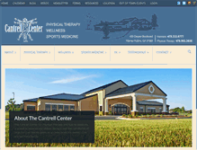 Tablet Screenshot of cantrellcenter.com